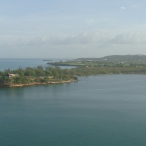 Sailing into Antigua