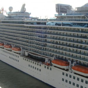 Forward half of the Royal Princess