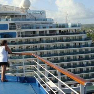 View from our stern