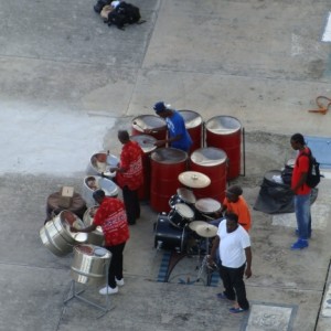 Steel Drum band on pier