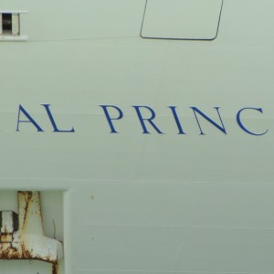 The Royal Princess docked in St.John's, Antigua