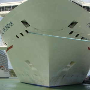 Carnival Splendor docked in St.John's, Antigua