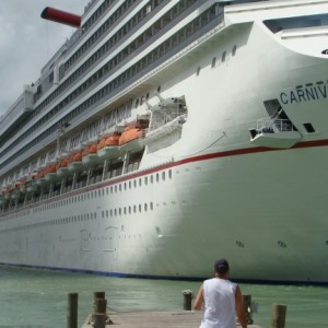 Carnival Splendor docked in Antigua