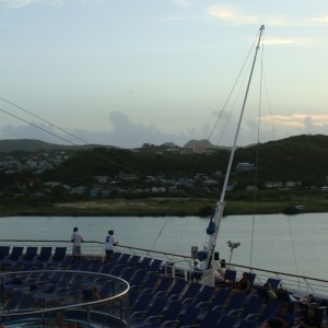 View from the stern