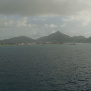 Approaching St. Maarten