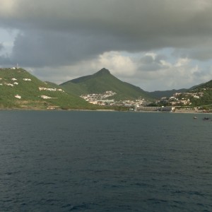 Approaching St. Maarten