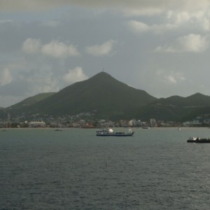 Approaching St. Maarten