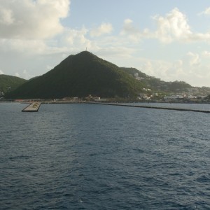 Approaching St. Maarten