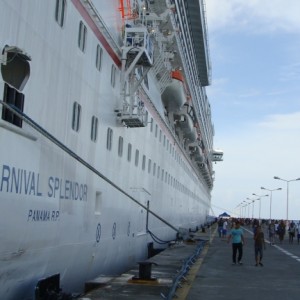 Looking back towards the bow