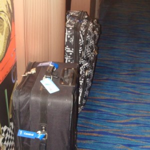Luggage is out