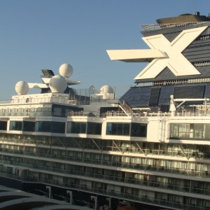 Celebrity Infinity docked next door