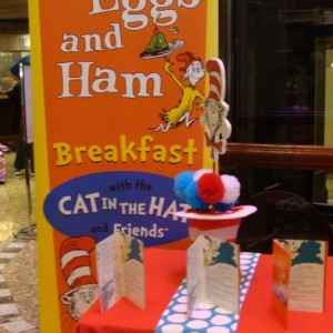 Table for Green Eggs and Ham Breakfast