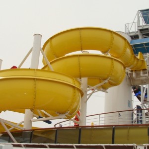 The Twister water slide