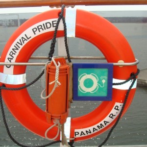 Carnival Pride life ring