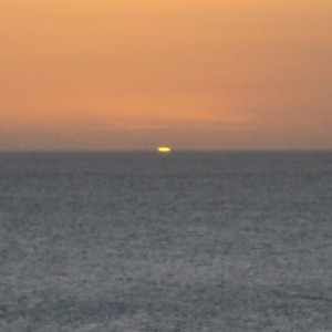 082 Just before green flash