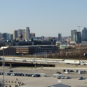 I-95 and downtown Baltimore