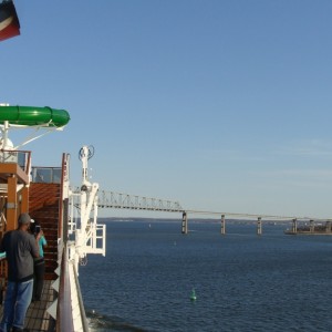 Approaching the Key Bridge