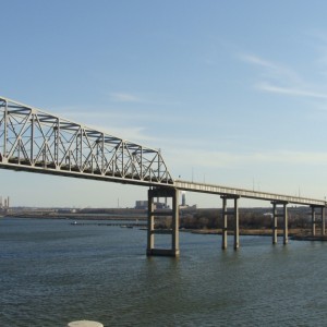 Sailing under the Key Bridge