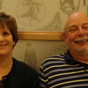 Patti & Jeff at our firat dinner