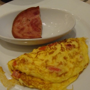 Tomato & Cheese omelet