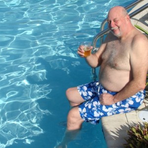 Me by the pool