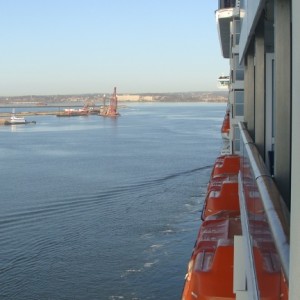 Approaching the Port of Baltimore