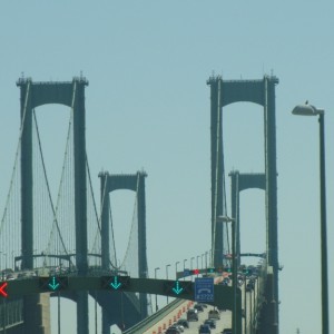 Crossing the Delaware Memorial Bridge