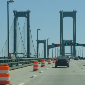 Crossing the Delaware Memorial Bridge