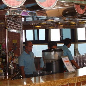 Splendido Pool Bar - starboard side