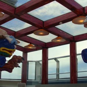 Ceiling of the Thalassotherapy Pool