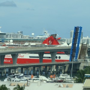 Window view - Bimini Superfast