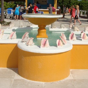 Plaza fountain