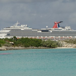 Carnival Splendor anchored off HMC