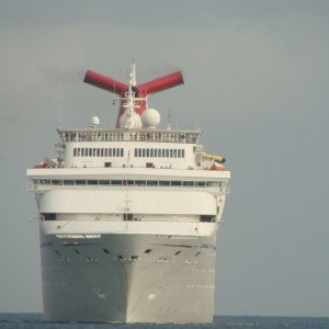 Carnival Fantasy approaches Nassau