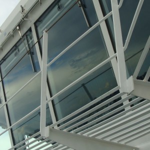 Secret Deck view - Looking up at the bridge