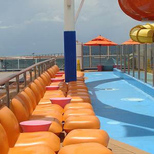 Carnival Waterworks seating