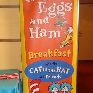 Green Eggs & Ham Breakfast sign