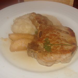 Grilled pork chop