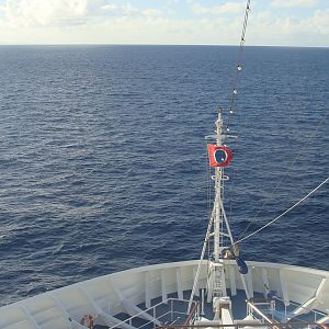 Approaching St. Maarten