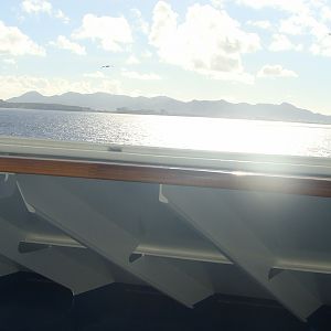 Approaching St. Maarten