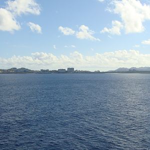 Approaching St. Maarten