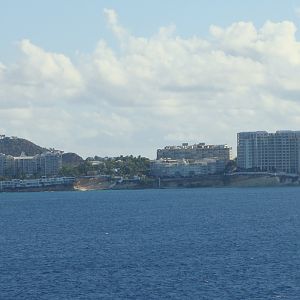 Approaching St. Maarten