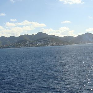 Approaching St. Maarten