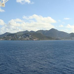 Approaching St. Maarten