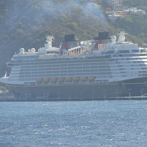 Disney Fantasy docked in Phillipsburg