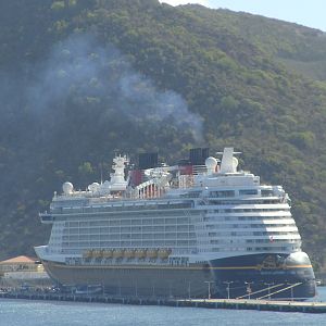 Disney Fantasy docked in Phillipsburg