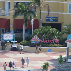 Famous St. Maarten sign