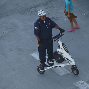 Security has an awesome ride