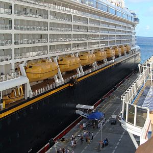 Our pier in St. Maarten