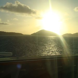 Sunrise over St. Kitts